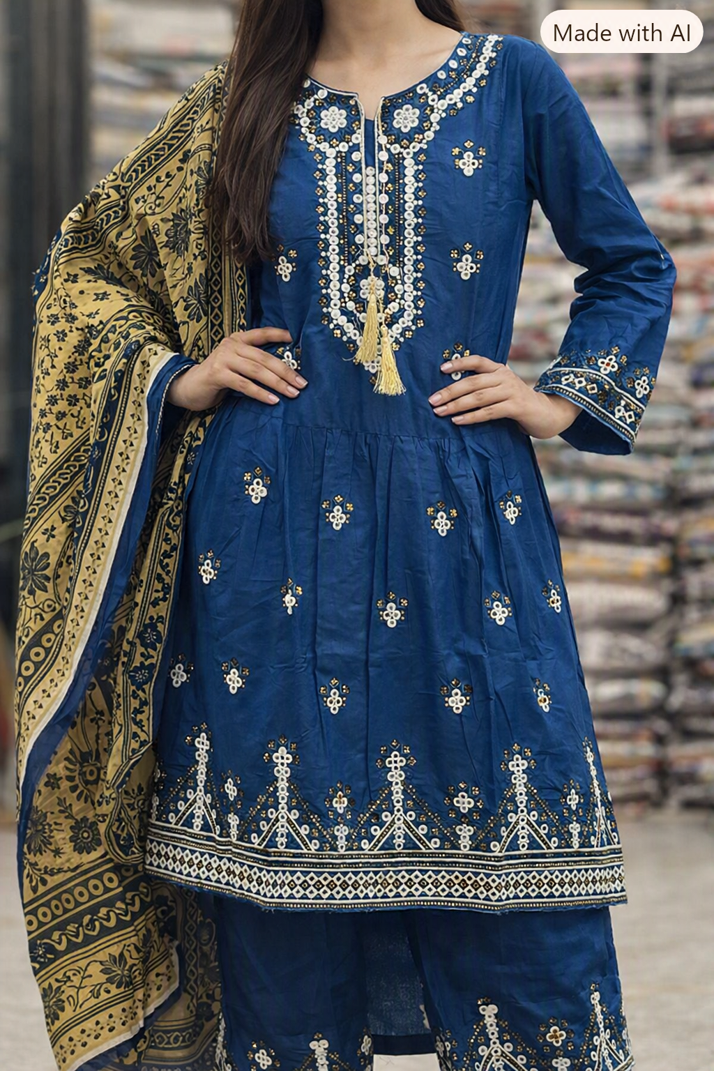 high quality 100% cotton for ladies